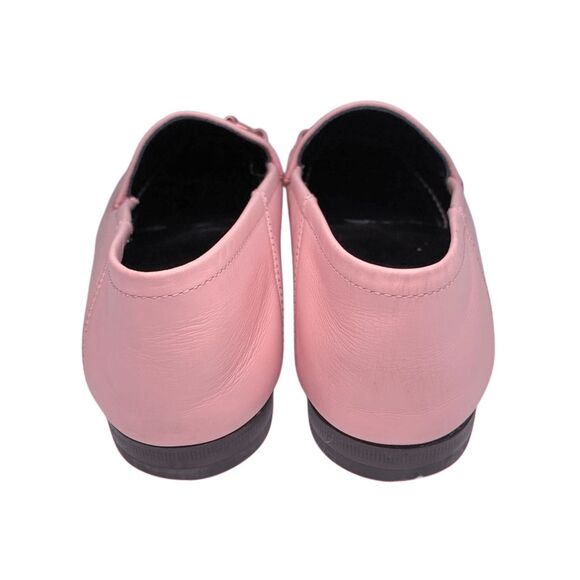 Gucci Brixton Horsebit Loafers Women's EU 36 US 6 Pink Leather Slip On Flats - Picture 7 of 11